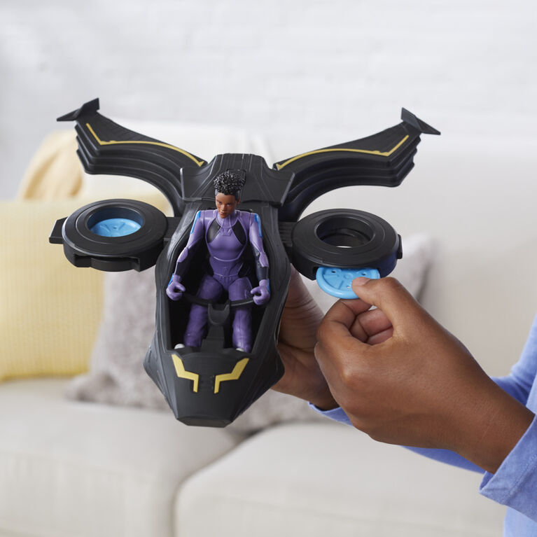 Marvel Studios' Black Panther Wakanda Forever Vibranium Blast Sunbird with 6-Inch Shuri Action Figure