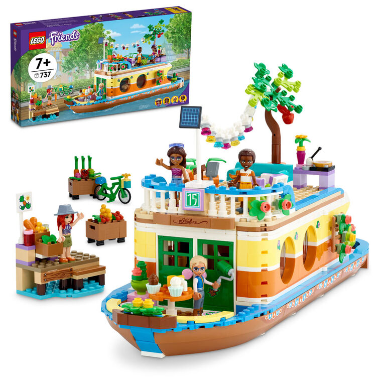 LEGO Friends Canal Houseboat 41702 Building Kit (737 Pieces)