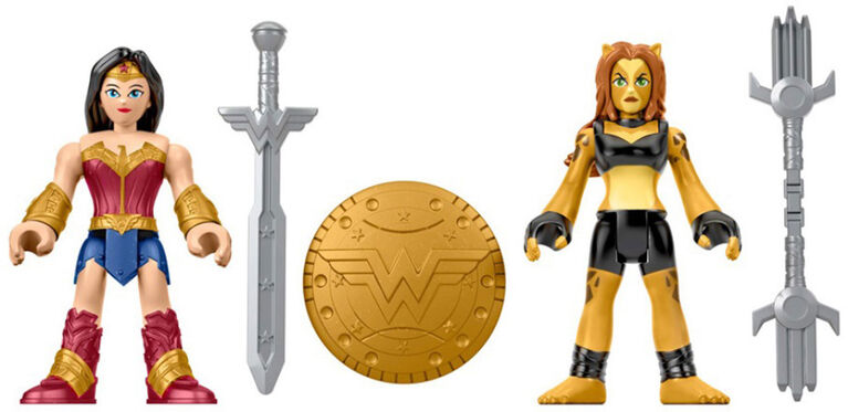 Fisher-Price Imaginext DC Super Friends Wonder Woman & Cheetah - English Edition