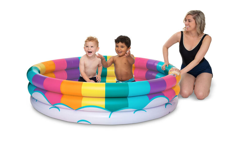 Big Mouth Watermelon Kiddie Pool - English Edition