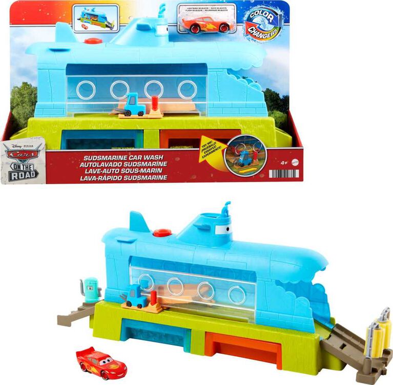 Disney Pixar Cars Color Change Whale Car Wash Playset