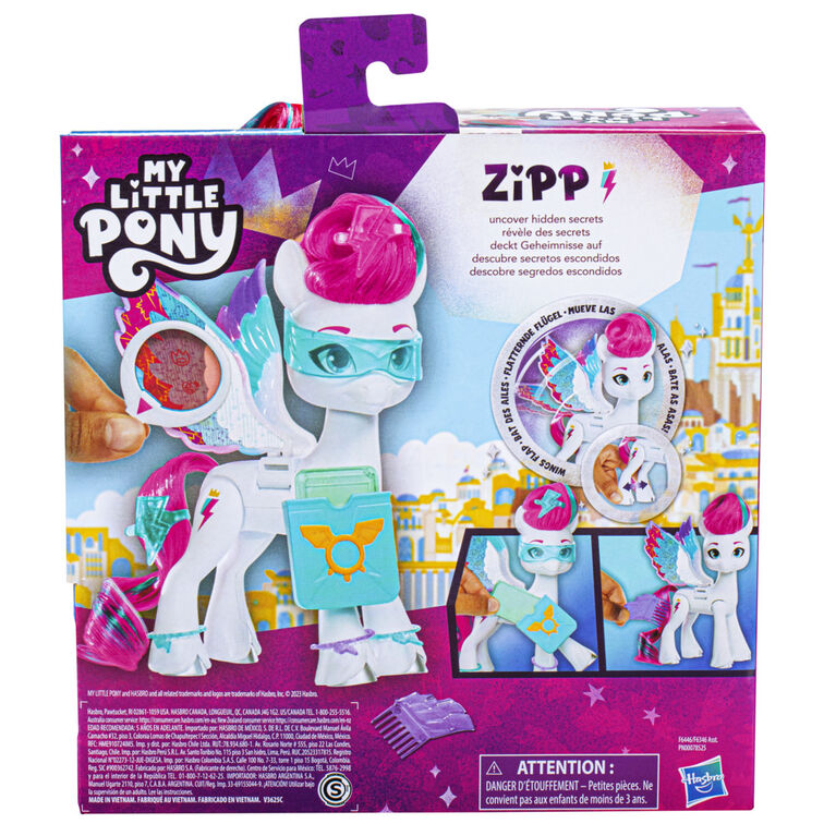 My Little Pony Dolls Zipp Storm Wing Surprise, 5.5-Inch My Little Pony Toy  With Wings And Accessories | Toys R Us Canada