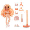 Rainbow High Georgia Bloom - Peach (Light Orange) Fashion Doll with 2 Outfits to Mix and Match and Doll Accessories