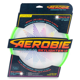 Disque Aerobie Skylighter - Disque volant lumineux à LED 30,5 cm - Vert