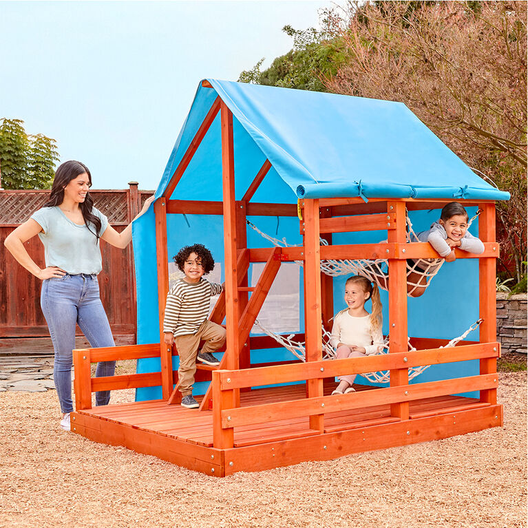 Little Tikes Real Wood Adventures Glamping House backyard fun Toys R
