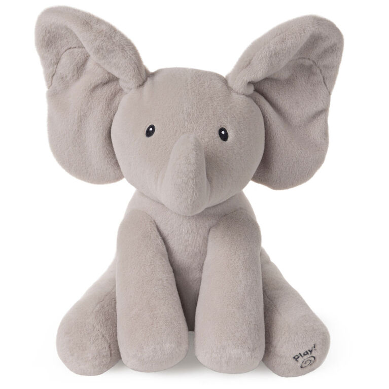  Baby GUND, Peluche animée Flappy l'éléphant, gris, 30,5 cm - Édition française