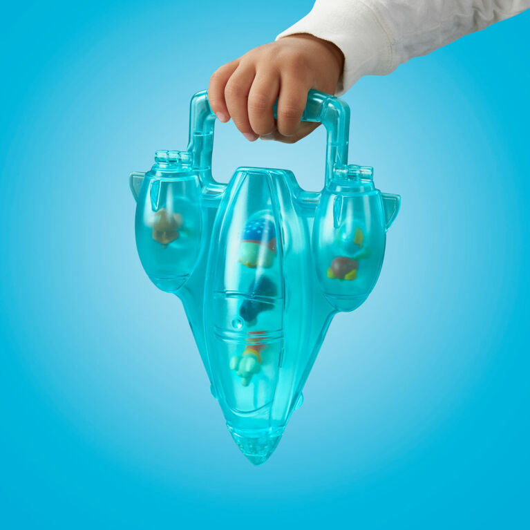 Fisher-Price DC League of Super-Pets Invisible Jet Case with Figures