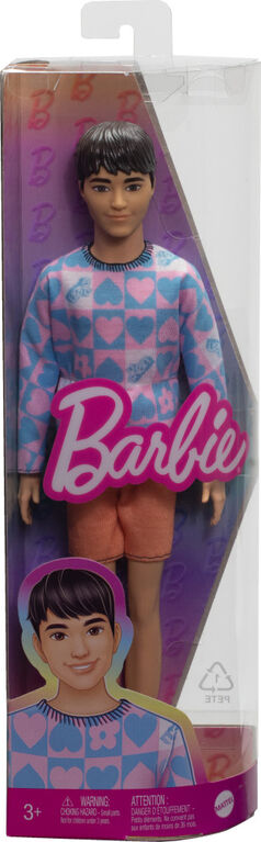 Barbie Fashionistas Ken Doll #219 with Slender Body & Removable Outfit