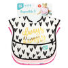 Bumkins - SuperBib 3 Pack - RainDrops, Pink Chevron, Umbrella