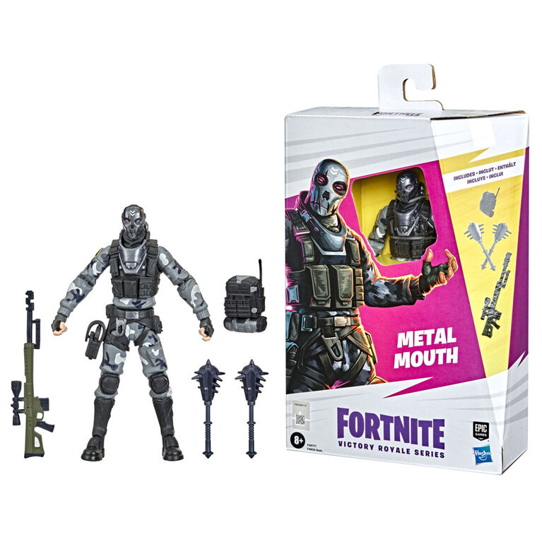 Hasbro Fortnite Victory Royale Series Metal Mouth Collectible Action Figure with Accessories, 6-inch
