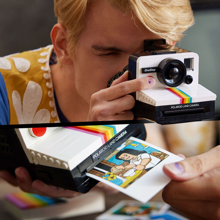 LEGO Ideas Appareil Photo Polaroid OneStep SX-70; kit de construction pour photographe 21345
