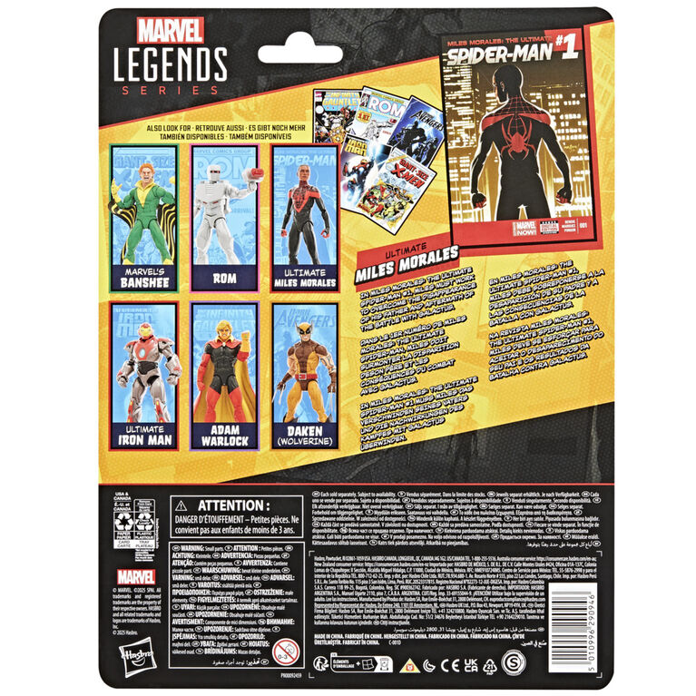 Marvel Legends Series Ultimate Miles Morales Spider-Man Action Figure