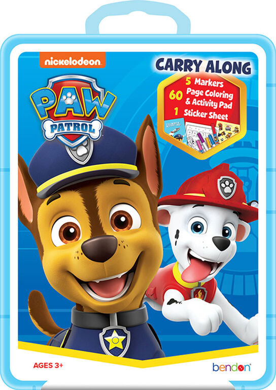 Paw Patrol Carry Along Plastic Case - English Edition