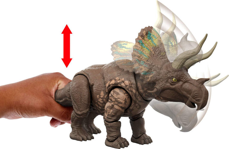 Jurassic World-Eotriceratops-Figurine Méga Prédateurs