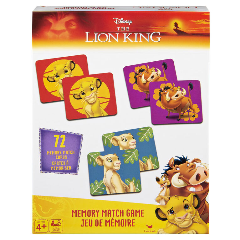 Lion King Memory Match Game