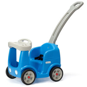 Simplay3 R&S Quiet Ride Push Car Blue