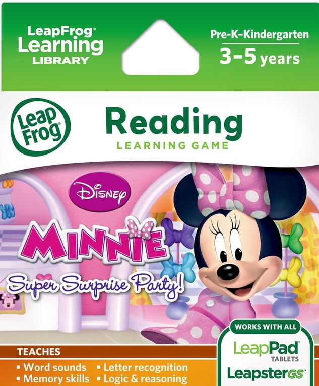 Leapfrog Explorer Game Cartridge Disney Minnie Mouse Bowtique