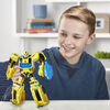 Transformers Bumblebee Cyberverse Adventures Battle Call Officer Class Bumblebee, Voice Activated Energon Power Lights and Sounds - English Edition