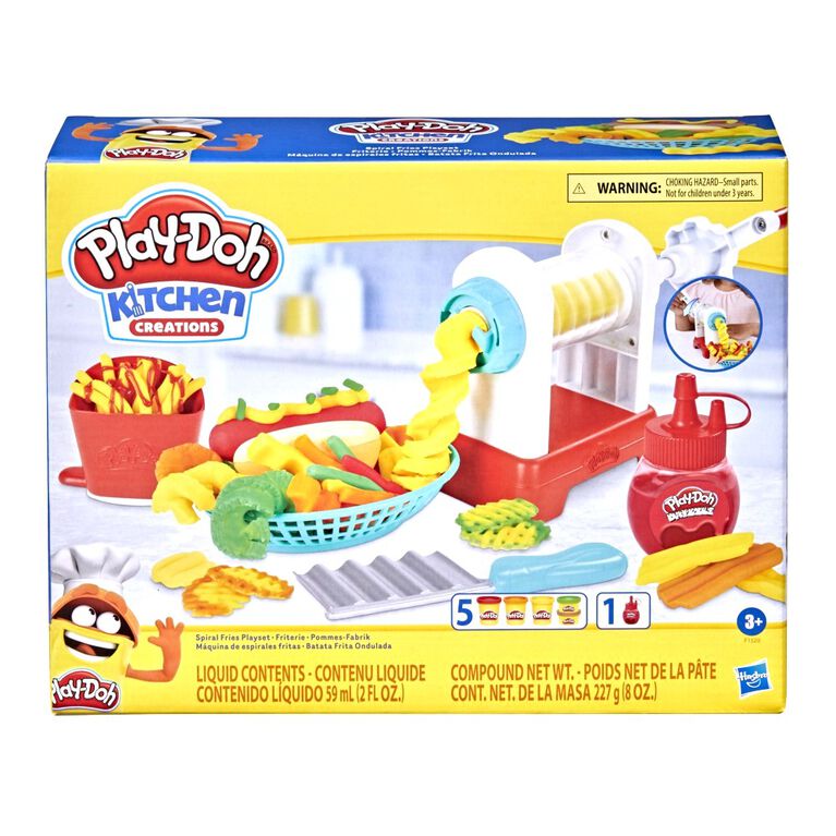 Play-Doh Kitchen Creations Deluxe Dinner Playset with 10 Cans of Play-Doh