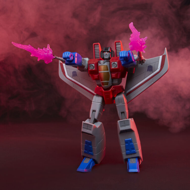 Transformers R.E.D. [Robot Enhanced Design] G1 Coronation Starscream, Non-Converting Figure, 8 and Up, 6-inch