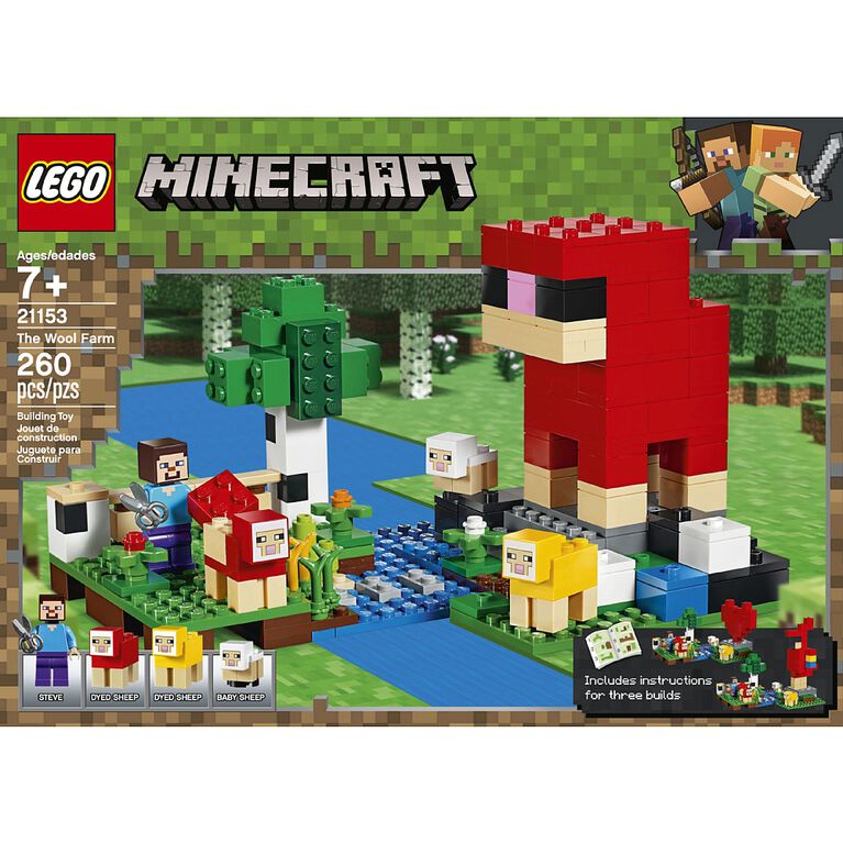 Lego Minecraft The Wool Farm Toys R Us Canada