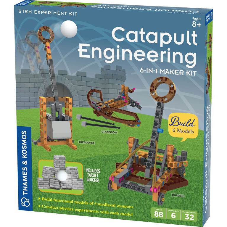 Catapult Engineering: 6-In-1 Maker Kit - English Edition