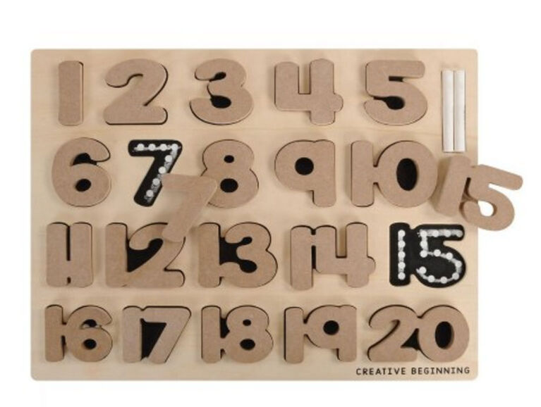 Creative Beginning - Number Chalkboard Puzzle