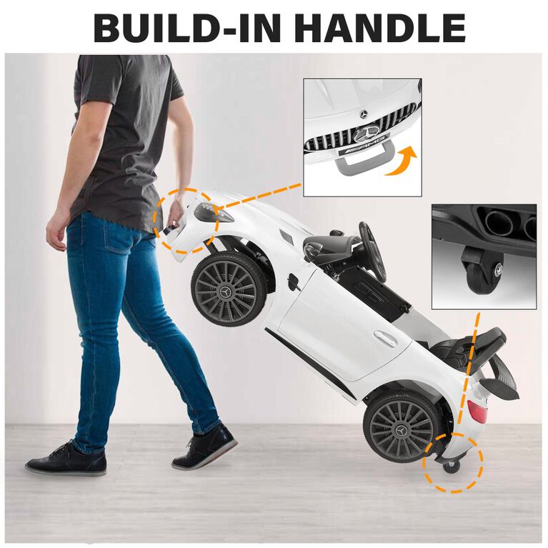 Voltz Toys Mercedes-Benz AMG GT R with Remote, White