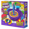 Kinetic Sand, Swirl N' Surprise Playset with 2lbs of Play Sand, Including Red, Blue, Green, Yellow and 4 Tools