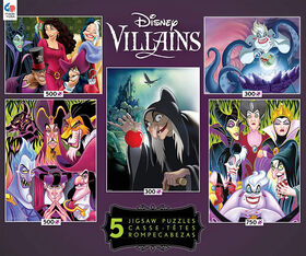 Ceaco: Disney Villains 5-in-1 Multipack Jigsaw casse-t&ecirc;te