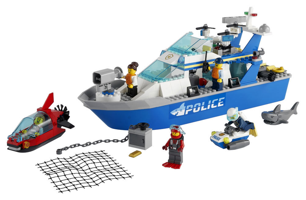 LEGO City Police Police Patrol Boat 60277 276 pieces Toys R Us Canada