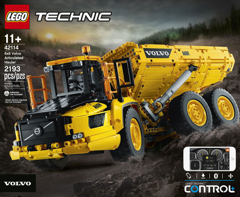 LEGO Technic Le tombereau articulé Volvo 6x6 42114 (2193 pièces)