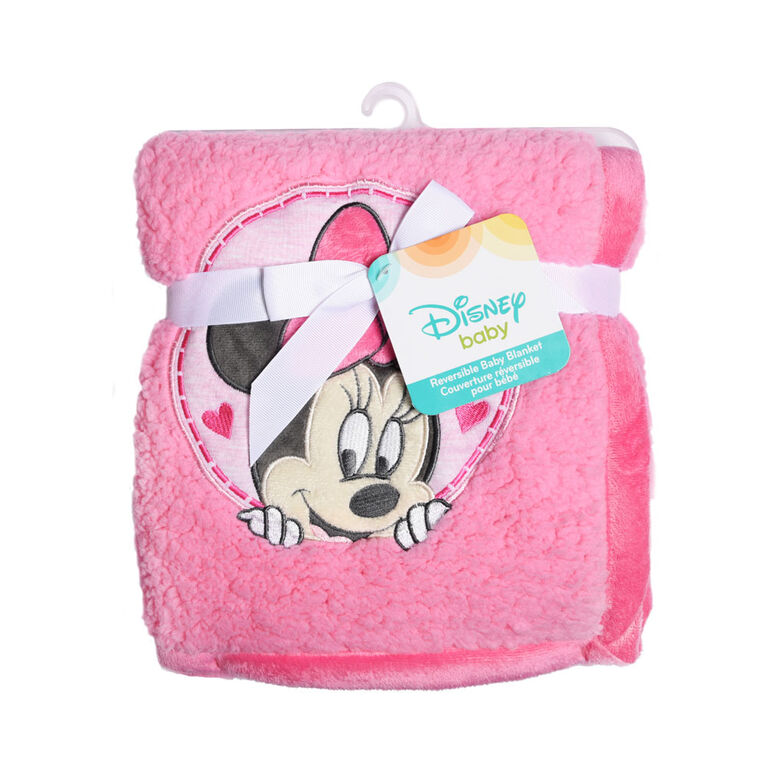 Disney Baby Couverture Reversible Pour Bebe Minnie Mouse Toys R Us Canada