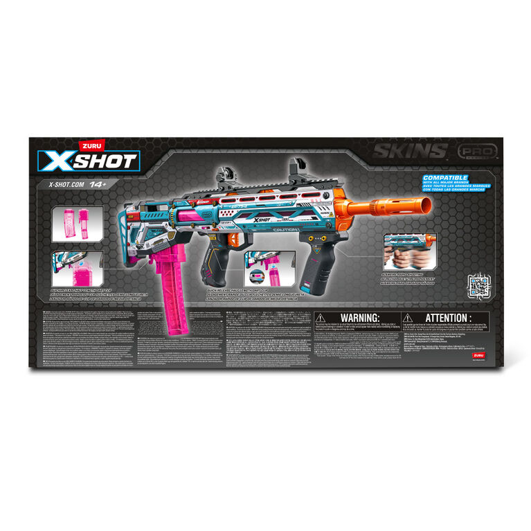 XSHOT SKINS Pro Series 1 Anime Long Shot Blaster (40 Darts) by ZURU