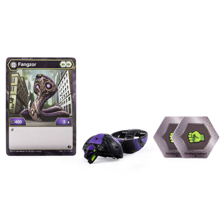 Bakugan, Darkus Fangzor, 2-inch Tall Collectible Transforming Creature