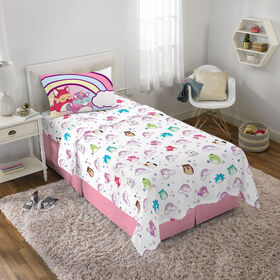 Ensemble de draps simple Squishmallows "Squeeze Together"