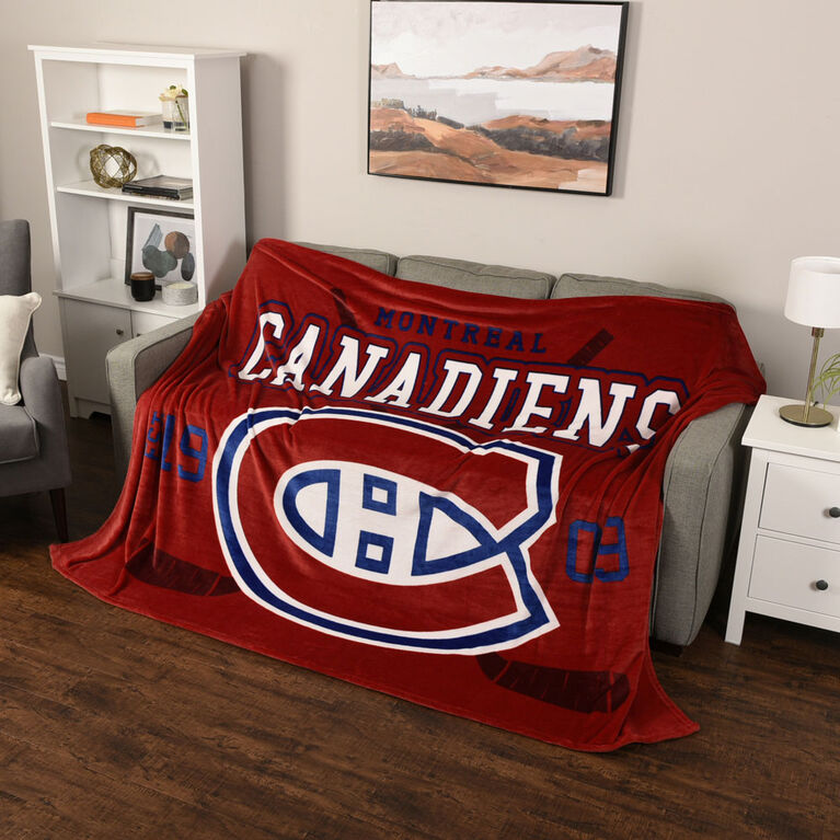 NHL Montreal Canadiens Arena Blanket, 66" x 90"