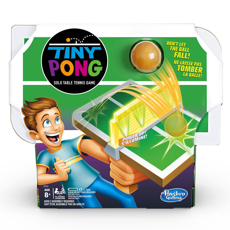 Tiny Pong Jeu de tennis de table solo portatif électronique - Édition française