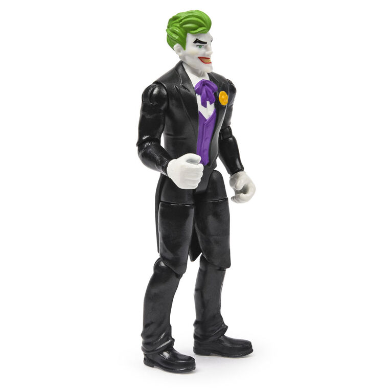 Batman 4-Inch The Joker Action Figure with 3 Mystery Accessories, Mission 4