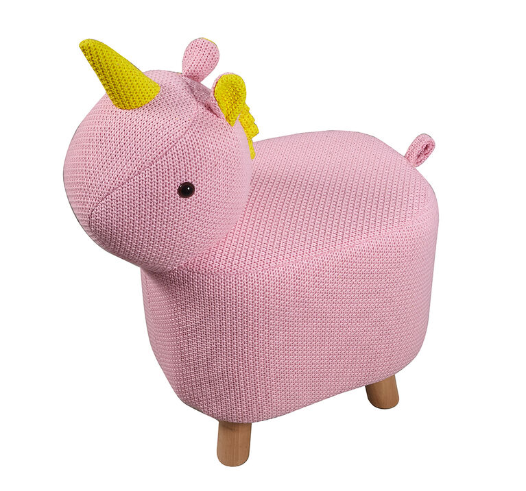 Kvell Unicorn Stool/Pink