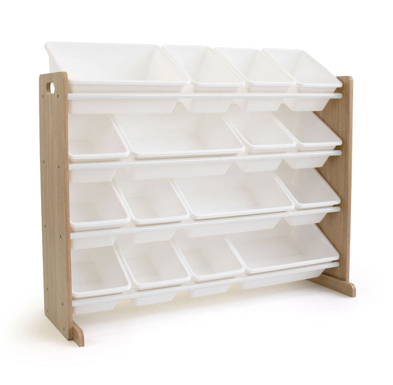 Toy Organizer with 16 Bins, Natural
