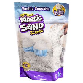 Kinetic Sand Scents, 8oz Vanilla Cupcake White Scented Kinetic Sand