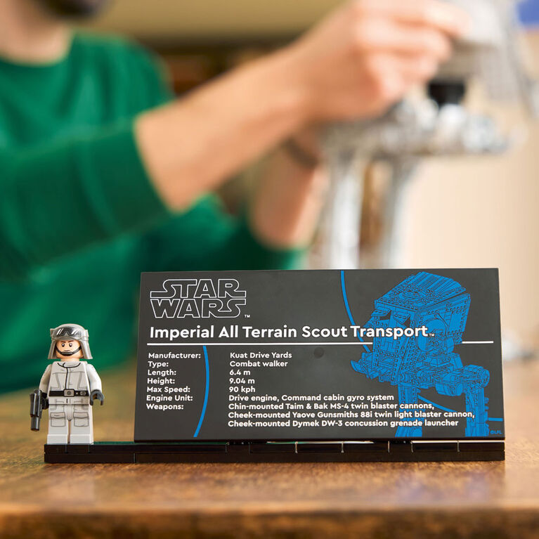 LEGO Star Wars AT-ST Walker Building Set - Collectible Blocks for Men & Women, Ages 18+ - 75417