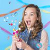 Party Popteenies - Surprise Popper with Confetti, Collectible Mini Doll and Accessories (Styles May Vary)