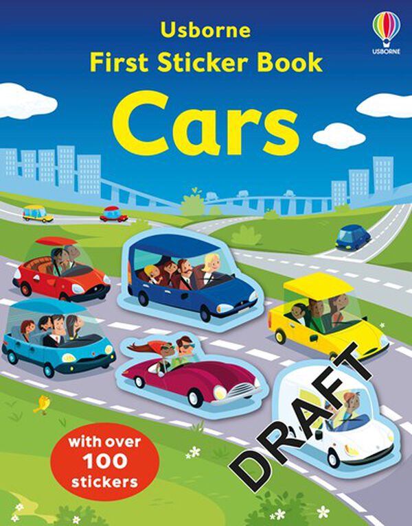 First Sticker Book Cars - English Edition