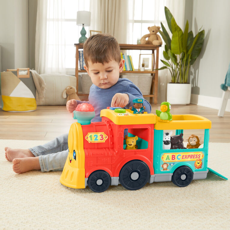 Fisher-Price Little People Big ABC Animal Train Toddler Musical Toy, Multilanguage Version