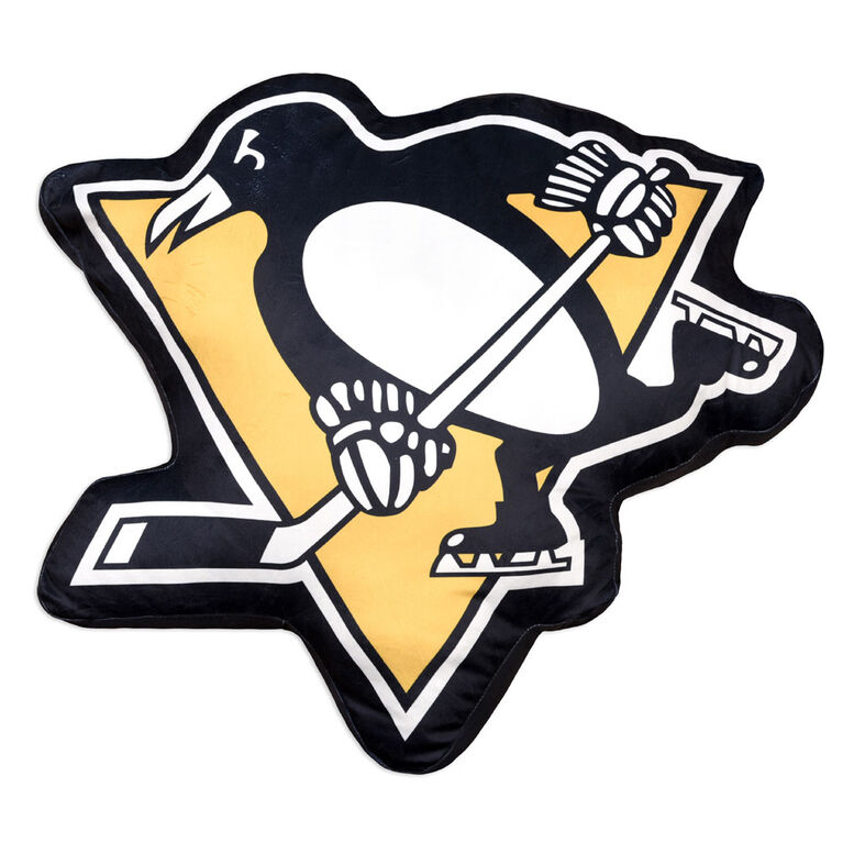 Oreiller avec logo LNH - Pittsburgh Penguins