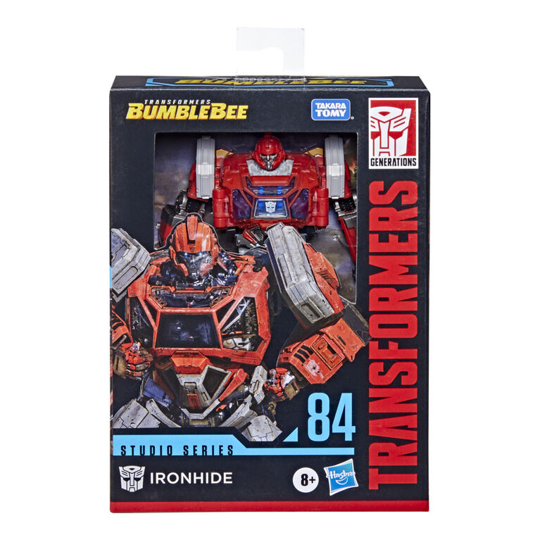Transformers Toys Studio Series 84 Deluxe Class Transformers: Bumblebee Ironhide Action Figure, 4.5-inch