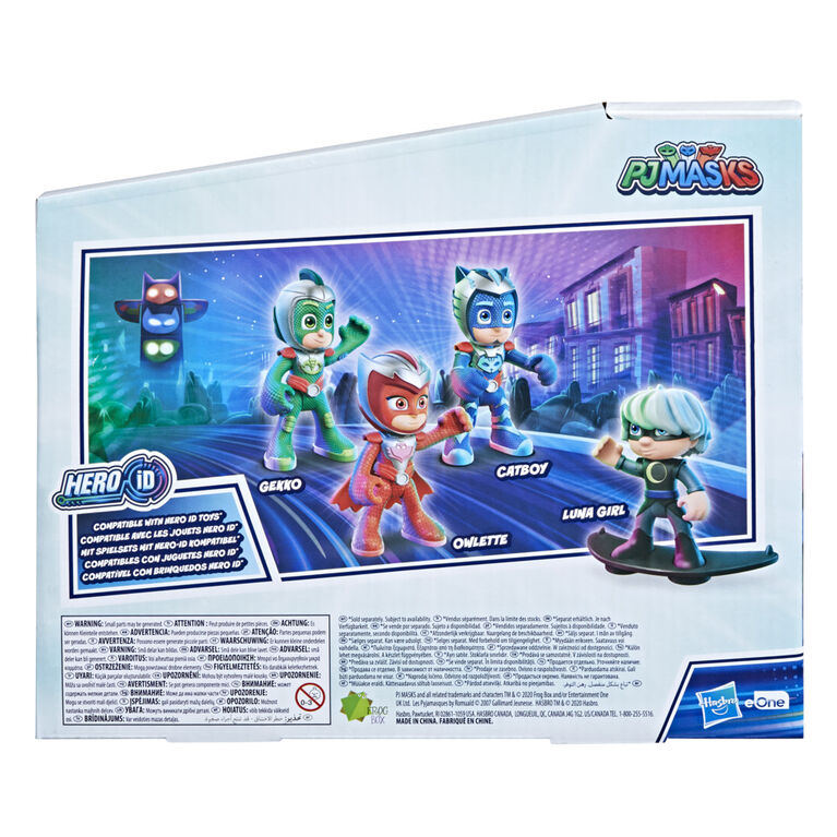 PJ Masks Flight Time Mission Action Figure Set, Preschool Toy