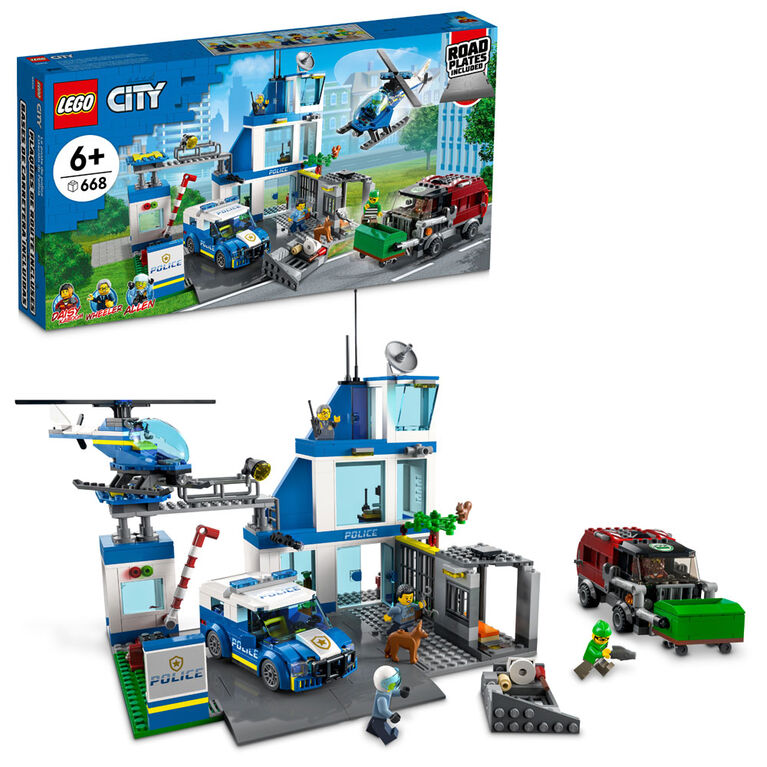 Anmeldelse Forventer kunstner LEGO City Police Station 60316 Building Kit (668 Pieces) | Toys R Us Canada
